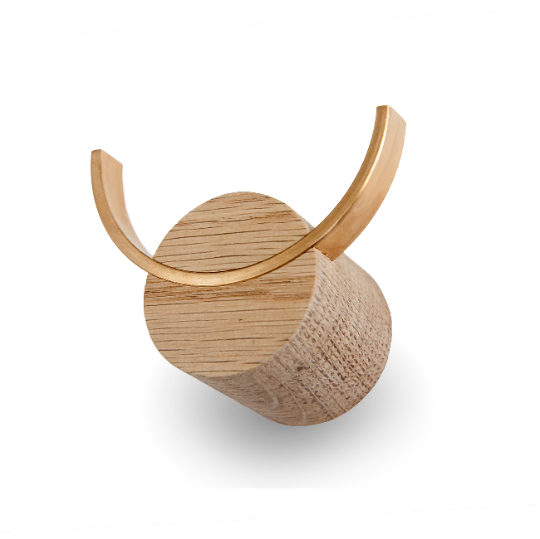 Vägghängare DEER – Ek & Mässing