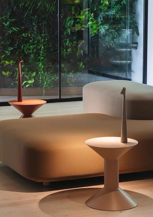 Nordisk Bärbar Bordslampa – Dimbart LED-ljus